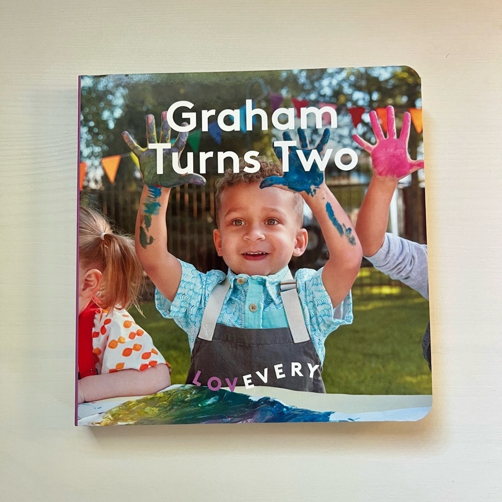 Lovevery Graham Turns 2 Board Book from “The Companion” Play Kit